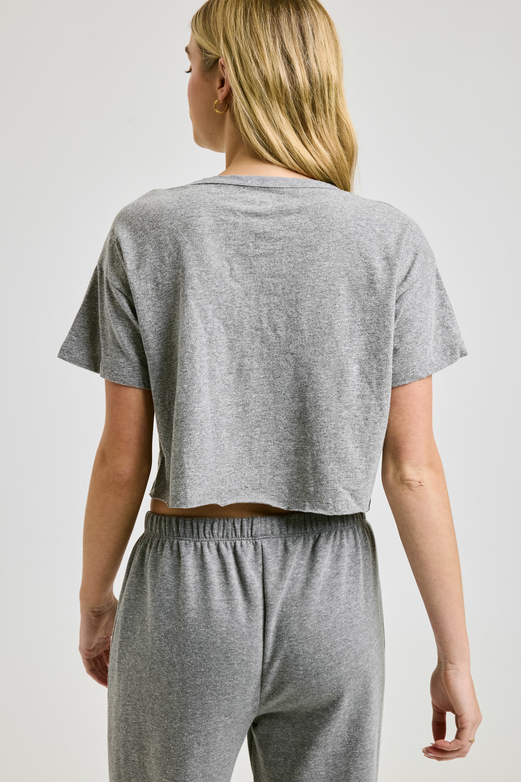 Cropped Tee w/ YEAR Print